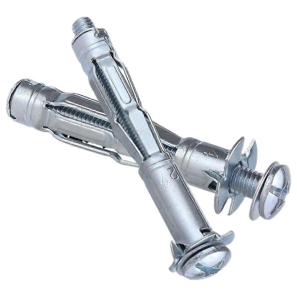 Expansion Screw Bolts Set M5 X 52mm, Heavy Duty Zinc Anchor Bolt Hooks for Ceiling Wall Installation, 10pcs Assorted Hand Tools