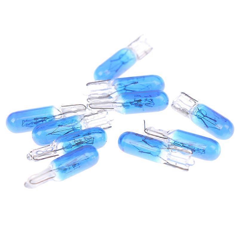 10pcs T5 12v 1.2w car halogen instrument lights Dashboard bulb auto interior