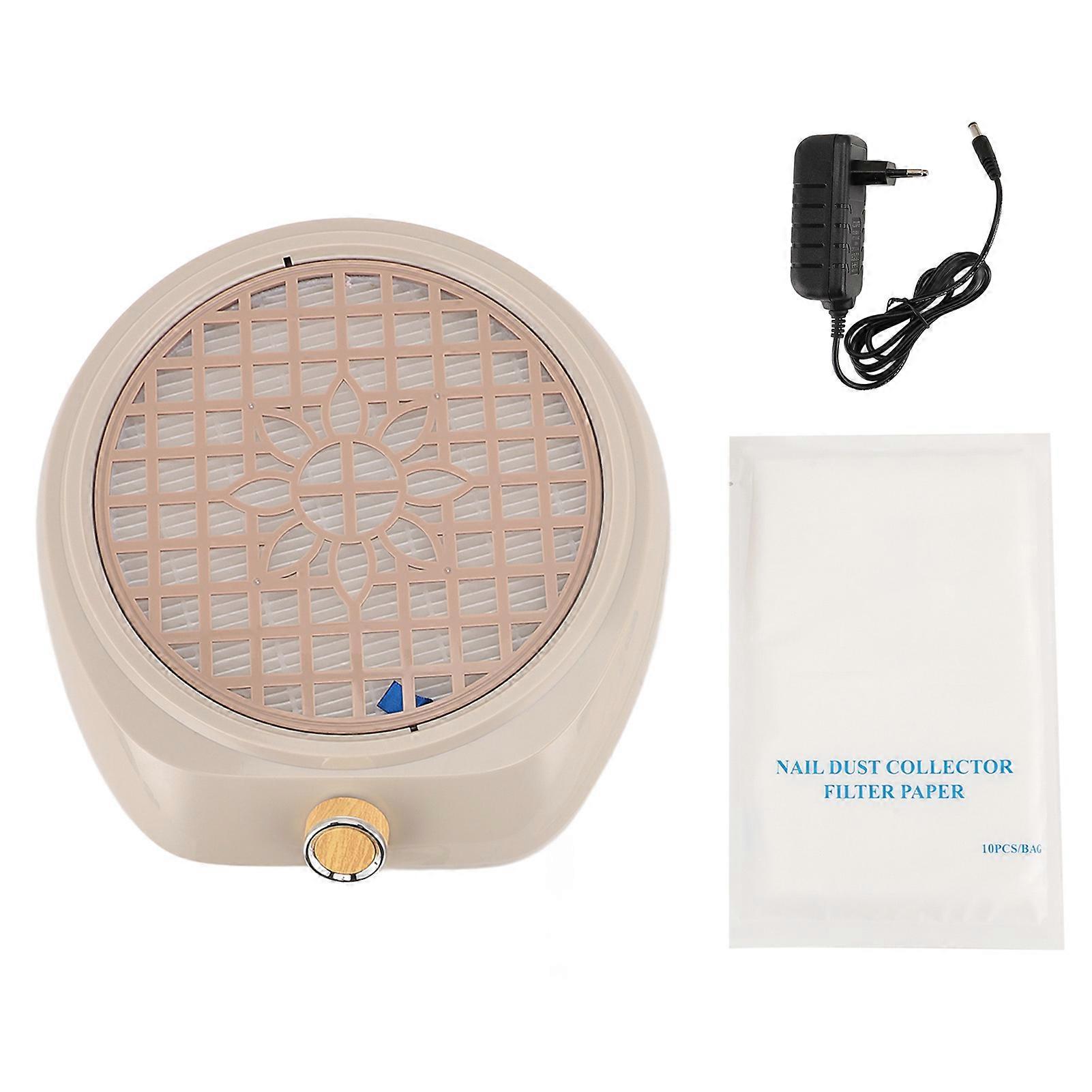 Dust Collector Brushless Turbo Professional Adjustable Strong Suction Vacuum Cleaner with 10pcs Replaceable Filter for Nail Salon