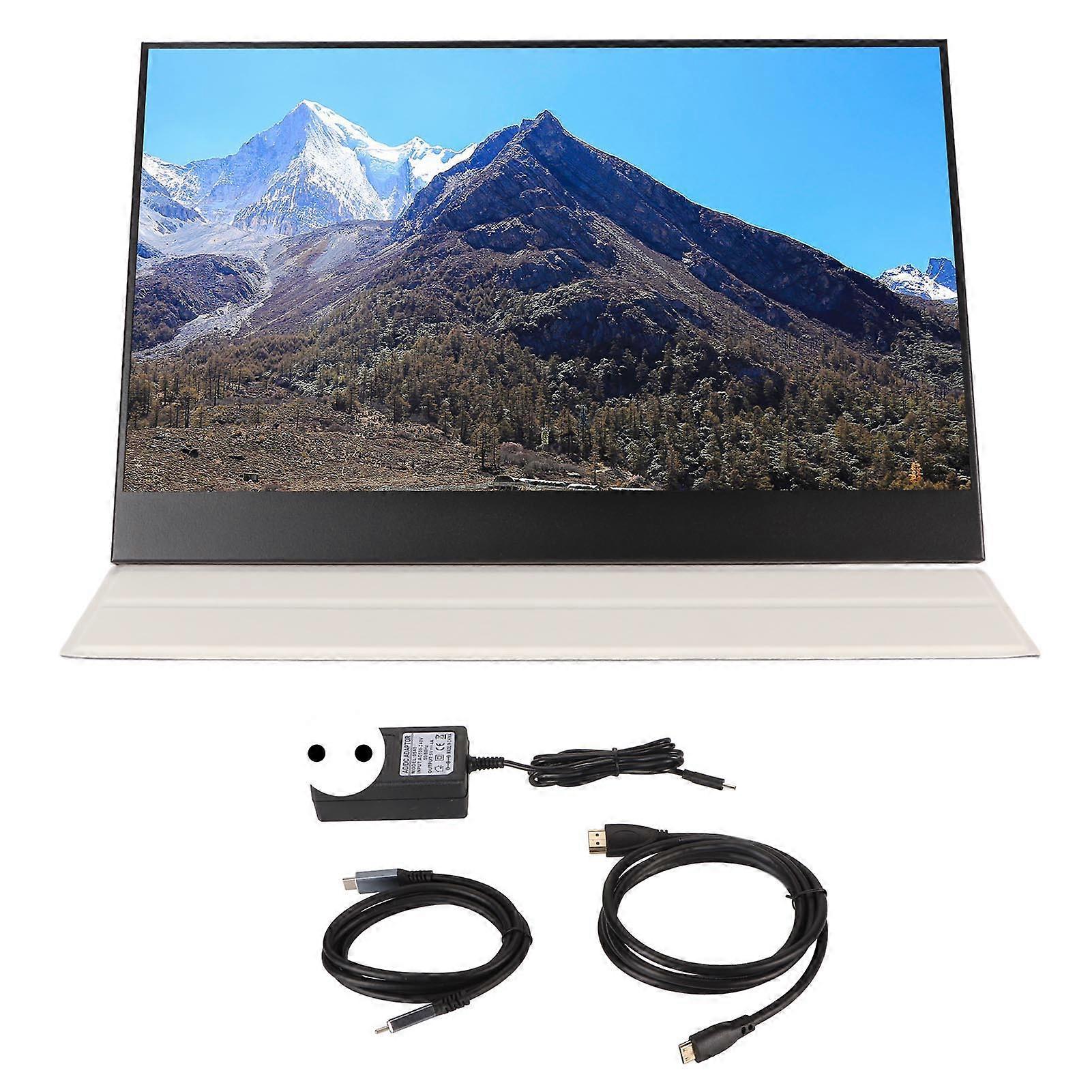 15.6 Inch Portable USB C Mini HD Multimedia Interface 1080P Travel Monitor with Dual Speaker for Surface