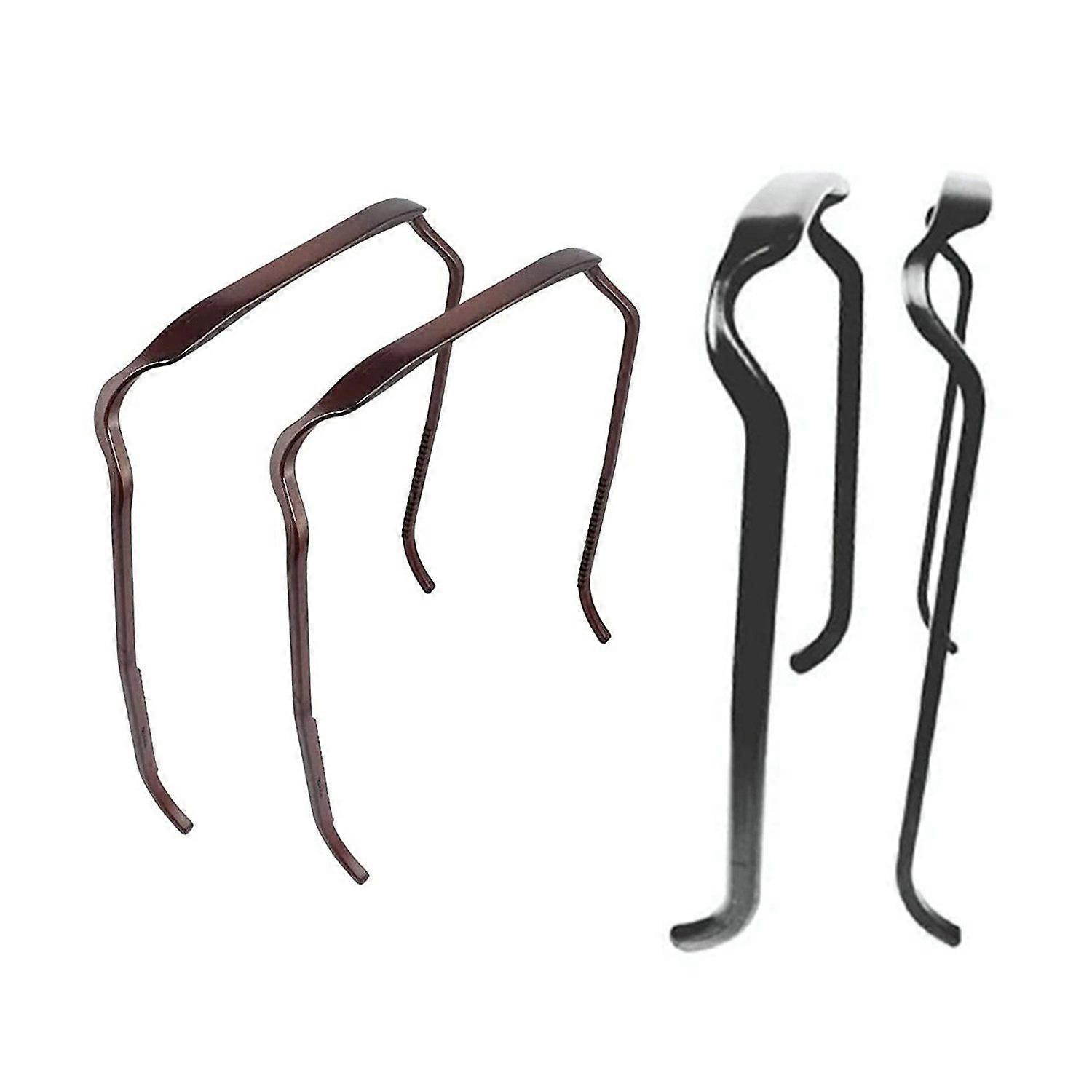 4-St Headbands Non-Slip Plastic Comfortable Durable Design Stylish Wearable Accessory