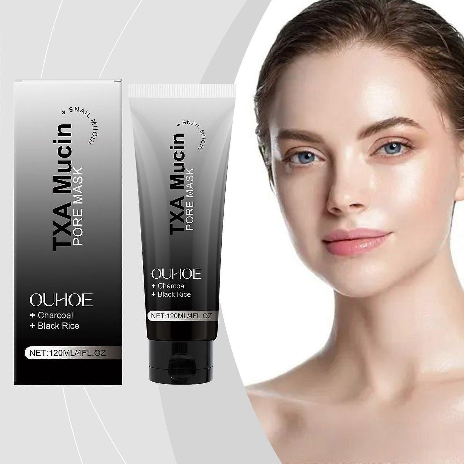 120ml TXA Pore Mask Charcoal & Black Rice Blend for Clean Skin Feel
