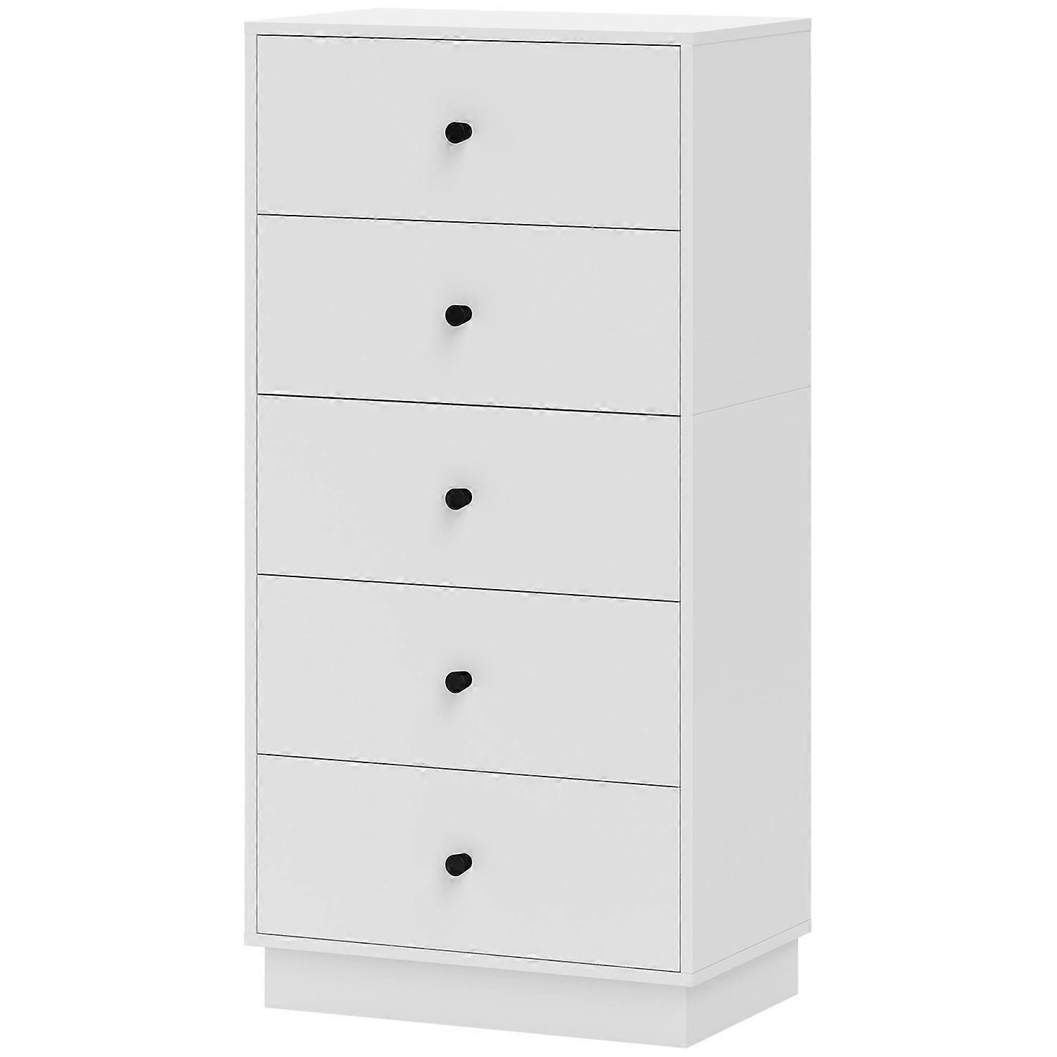 Chest of drawers, sideboard with 5 drawers, cabinets made of wood material, storage cabinets in modern style, drawer cabinets, chest of drawers for everyday life