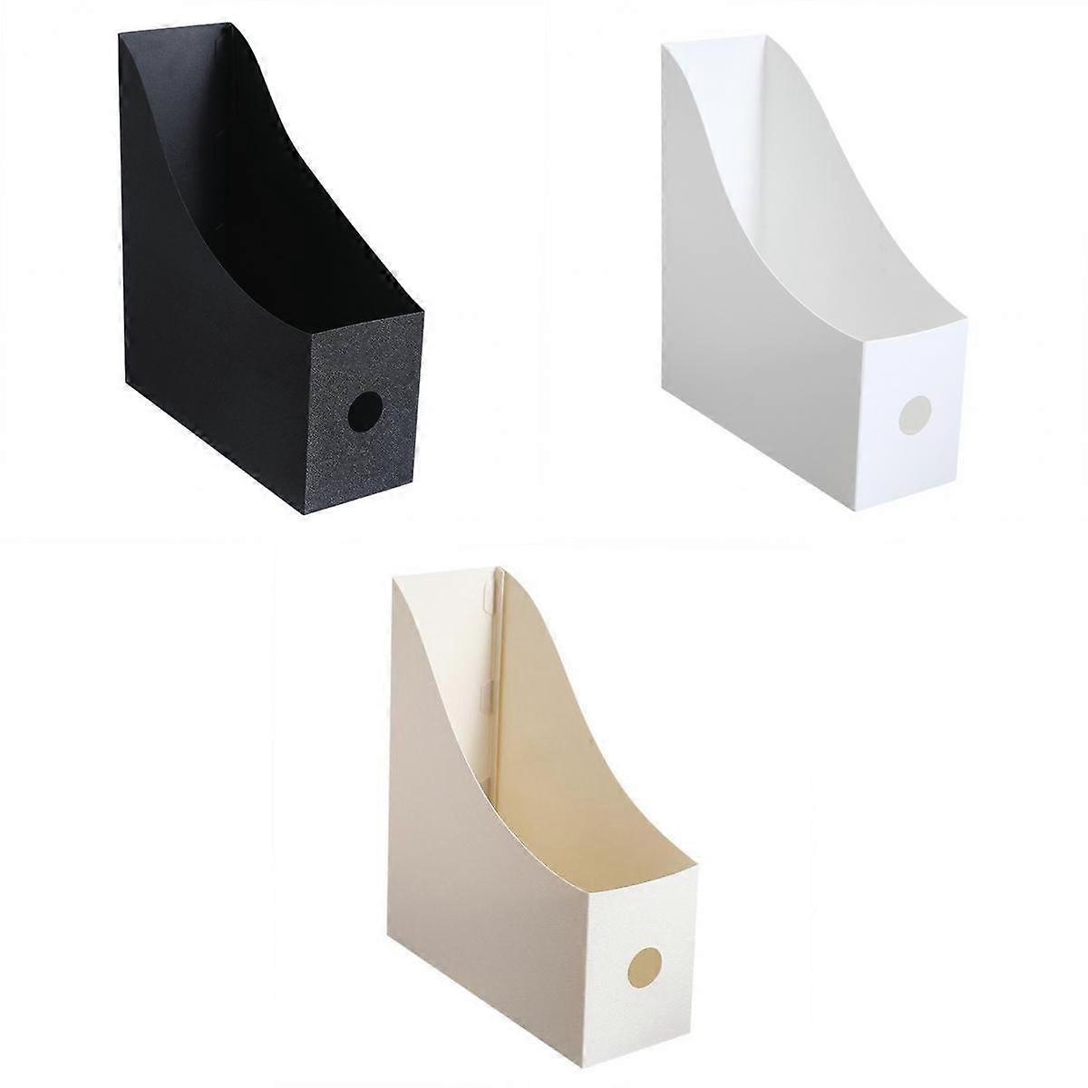 3x Desktop Book Holder Stand Storage Rack Paper Plastic
