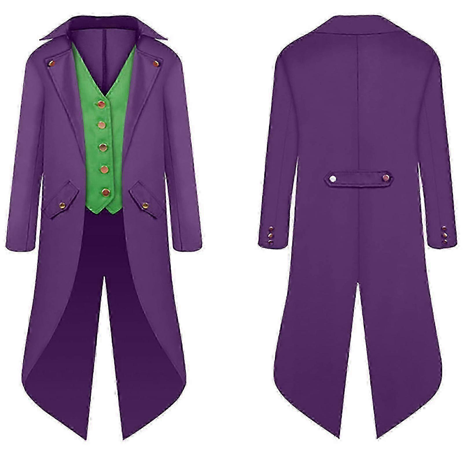 Halloween Ouder-Kind Kleding Heren Retro Kleding Kinderen Halflang Punk Retro Tuxedo