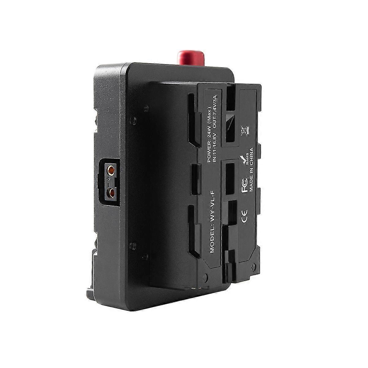 Power Adapter Mount Plate for Mini Nano V/V Mount Battery to NP-F NP-F960 NP-F970,D-Tap for Camera/-JC