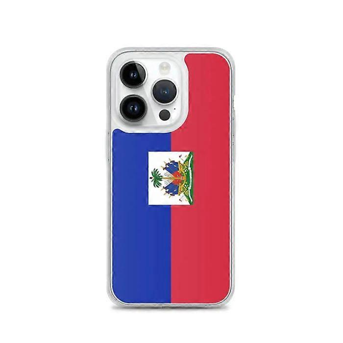 iPhone Case - Multicolor - Haiti Flag - Soft - TPU - Compatible with iPhone 14 Pro