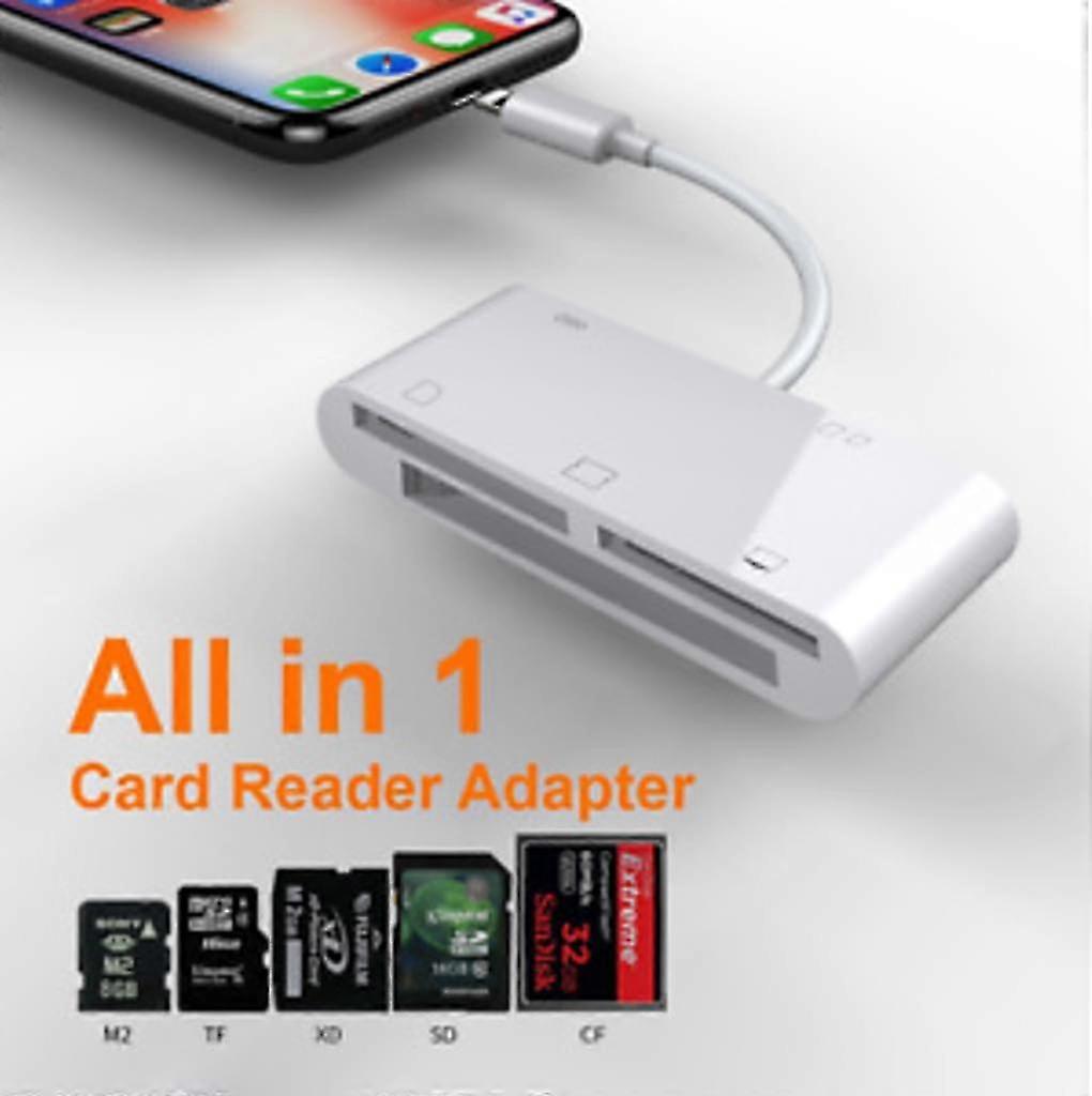 Cf Sd Tf Lightning Card Reader Adapter Universal Card Reader For Apple hwy