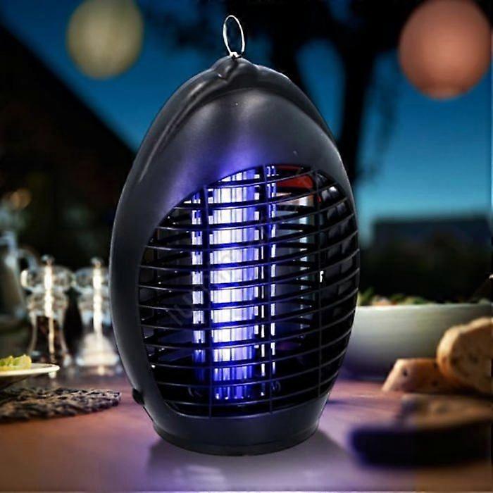 Electric and Silent Oval Anti-Mosquito Lamp 4 UV LEDs for Indoor Use with a Range of 40 m²