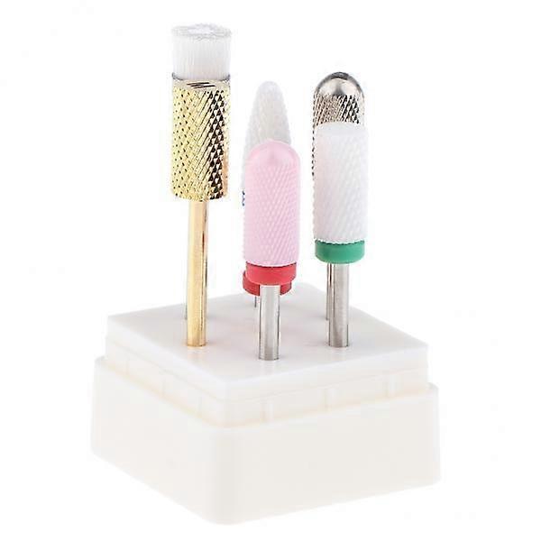 2X 6x premium ceramic bits Incl. 1x brush bit manicure / pedicure / callus