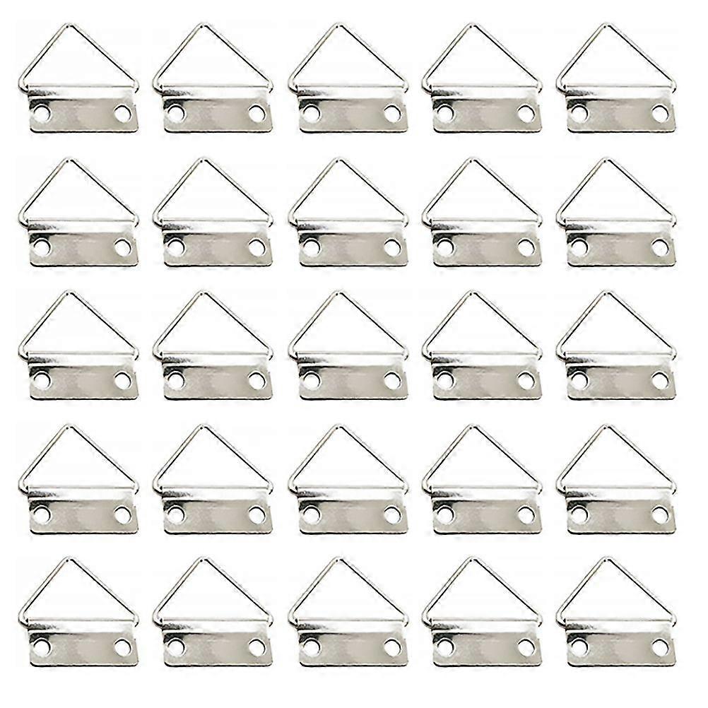 100pcs Triangle Hanging Hooks Picture Photo Oil Painting Mirror Frame Hooks