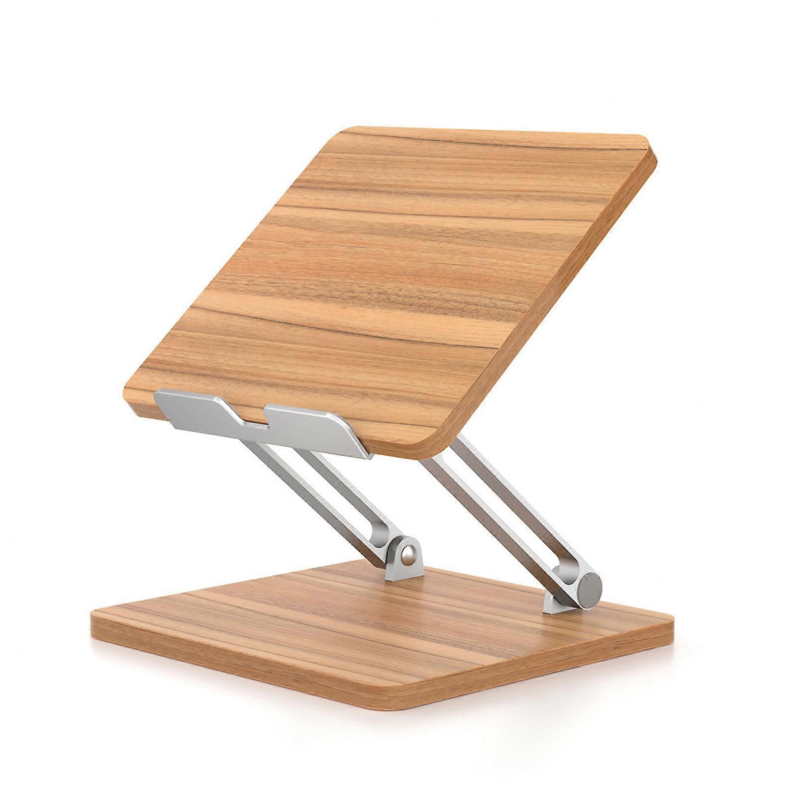 Ergonomischer Laptop-Ständer Verstellbarer tragbarer hölzerner Notebook-Computer-Hebebügel für 12-17-Zoll-Laptops-Tablet