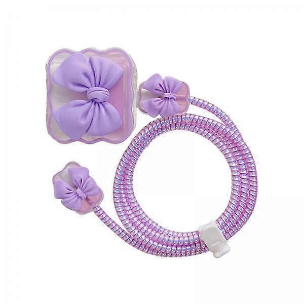 2x Cable Cover ,Cute Protector USB DIY Cable Protector Cartoon Data Line Data