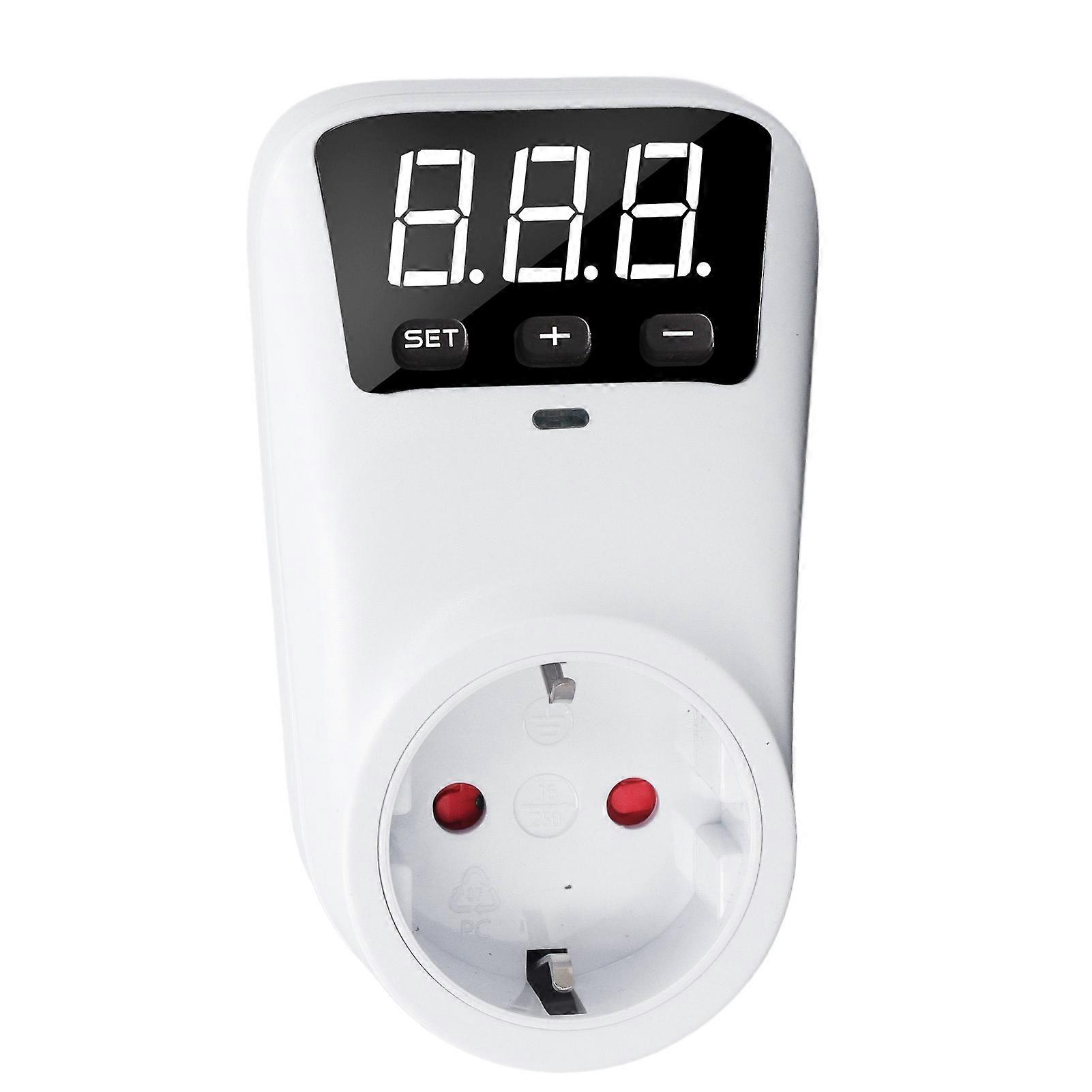 Digital Display Voltage Protector Outlet 230V EU Plug High Low Voltage Protective Device for Refrigerator Air Conditioner Safety