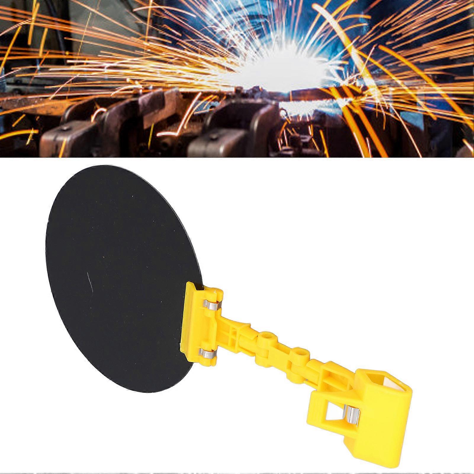 Welding Blackout Panel 16cm Diameter Automatic Light Change Clip On Welding Panel Yellow 