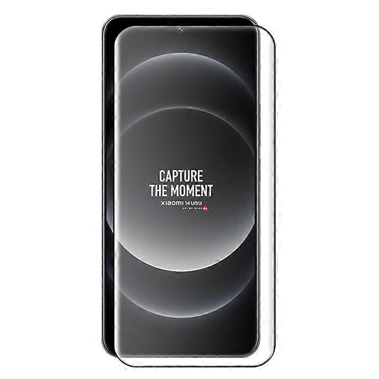 RURIHAI Compatible For Xiaomi 14 Ultra Screen Protector 3D Curved Scratch-proof Film (Support Fingerprint Unlock)
