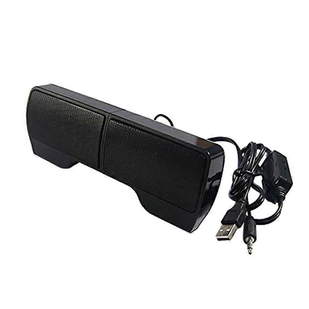 1 Pair Wired Speaker Music Player Amplifier Loudspeaker Sound Box for Computer