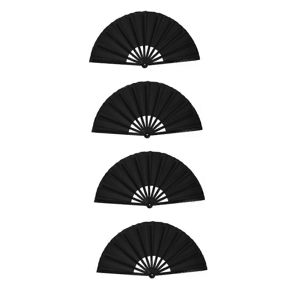 4pcs Handheld Folding Fans Chinese Style Decorative Fan and Ideal for Dance and Decor Ref: 2039
