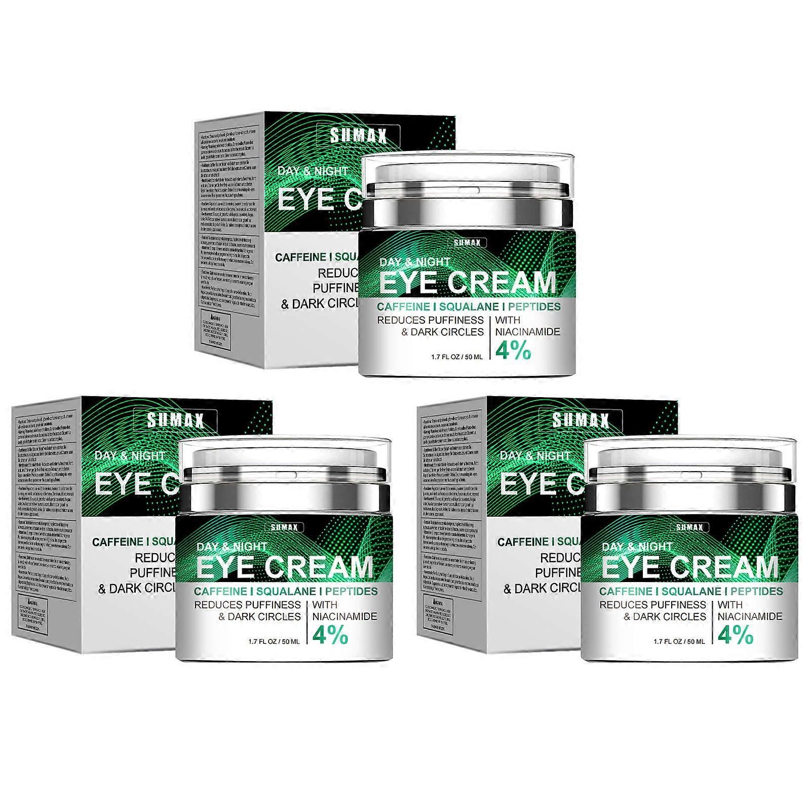 Day & Night Eye Cream for Dark Circles & Puffiness, Anti-Aging, Hydrating, Firming & Lifting for All Skin Types, Daily Use