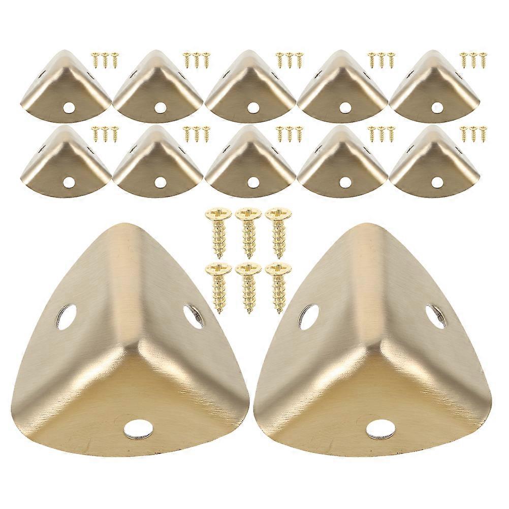 Sturdy Metal Angle Guards, Protective Furniture Edges for Boxes, Includes Fixings