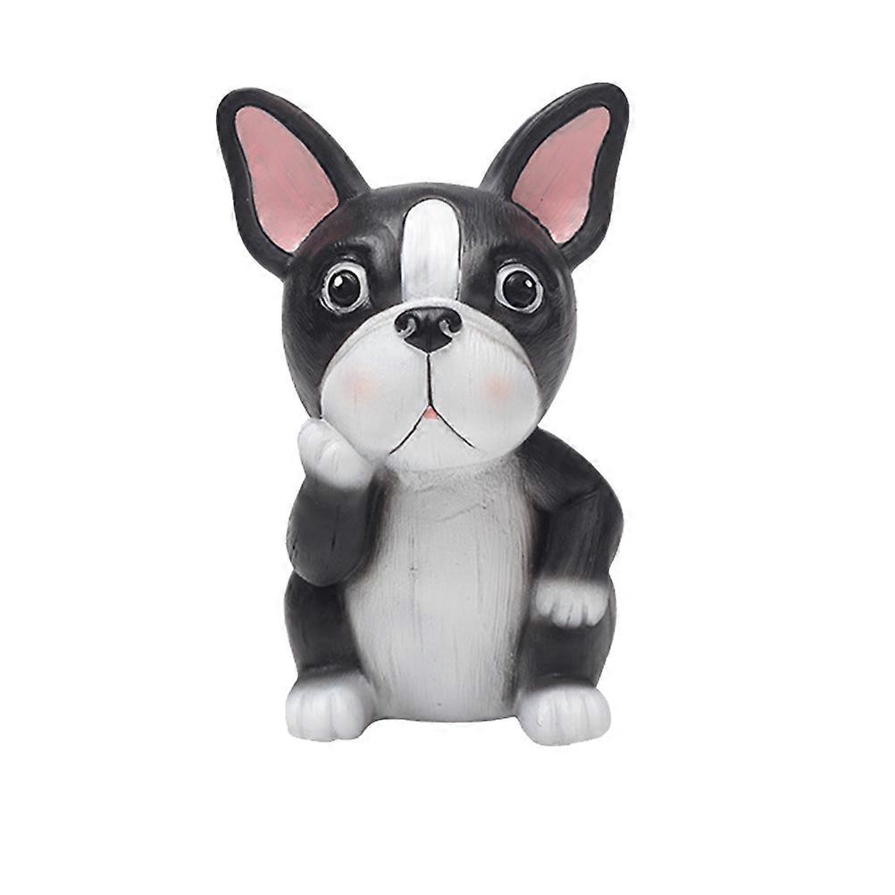 Eyeglasses Display Holder Cartoon Glasses Rack Creative Dog Ornament Desktop Decor for Home Office Bulldog Shape 1Pc