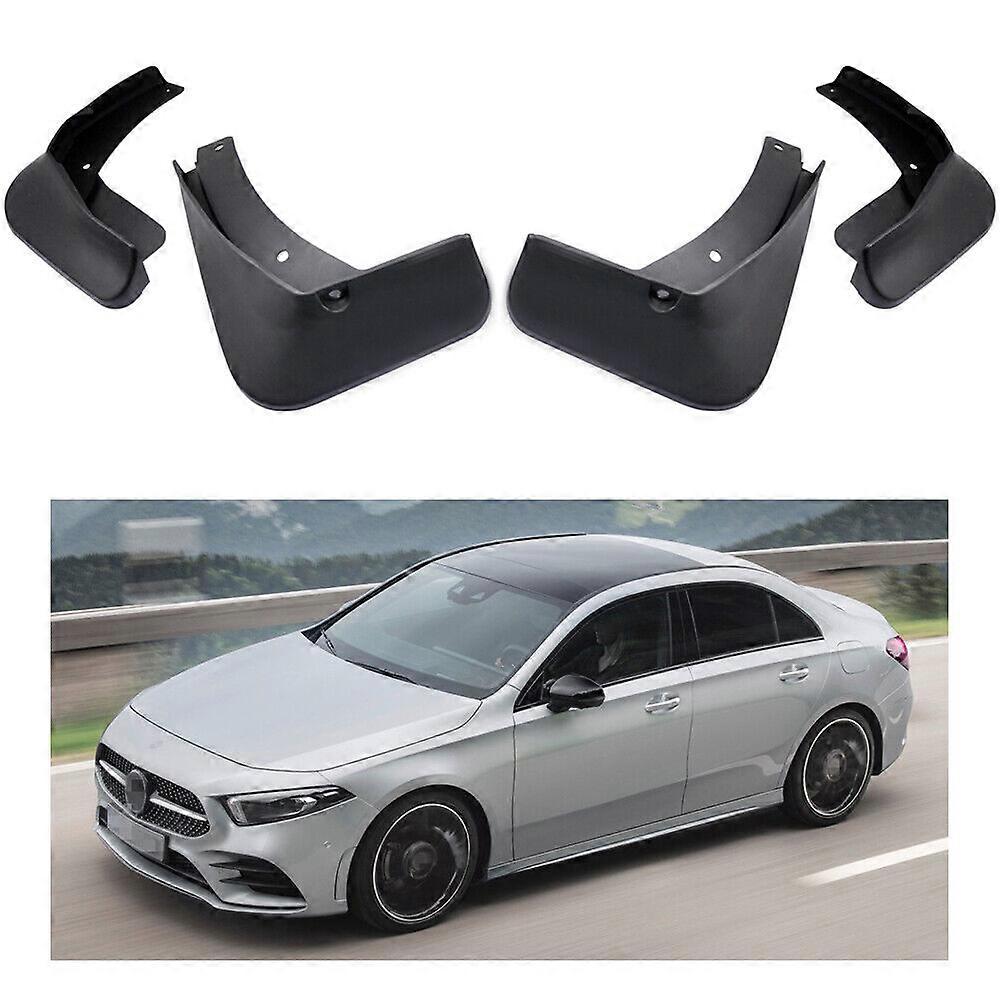 Συμβατά πτερύγια λάσπης αυτοκινήτου Splash Guards Φτερό Φτερό Mudguard για Mercedes A-Class AMG-Line Saloon