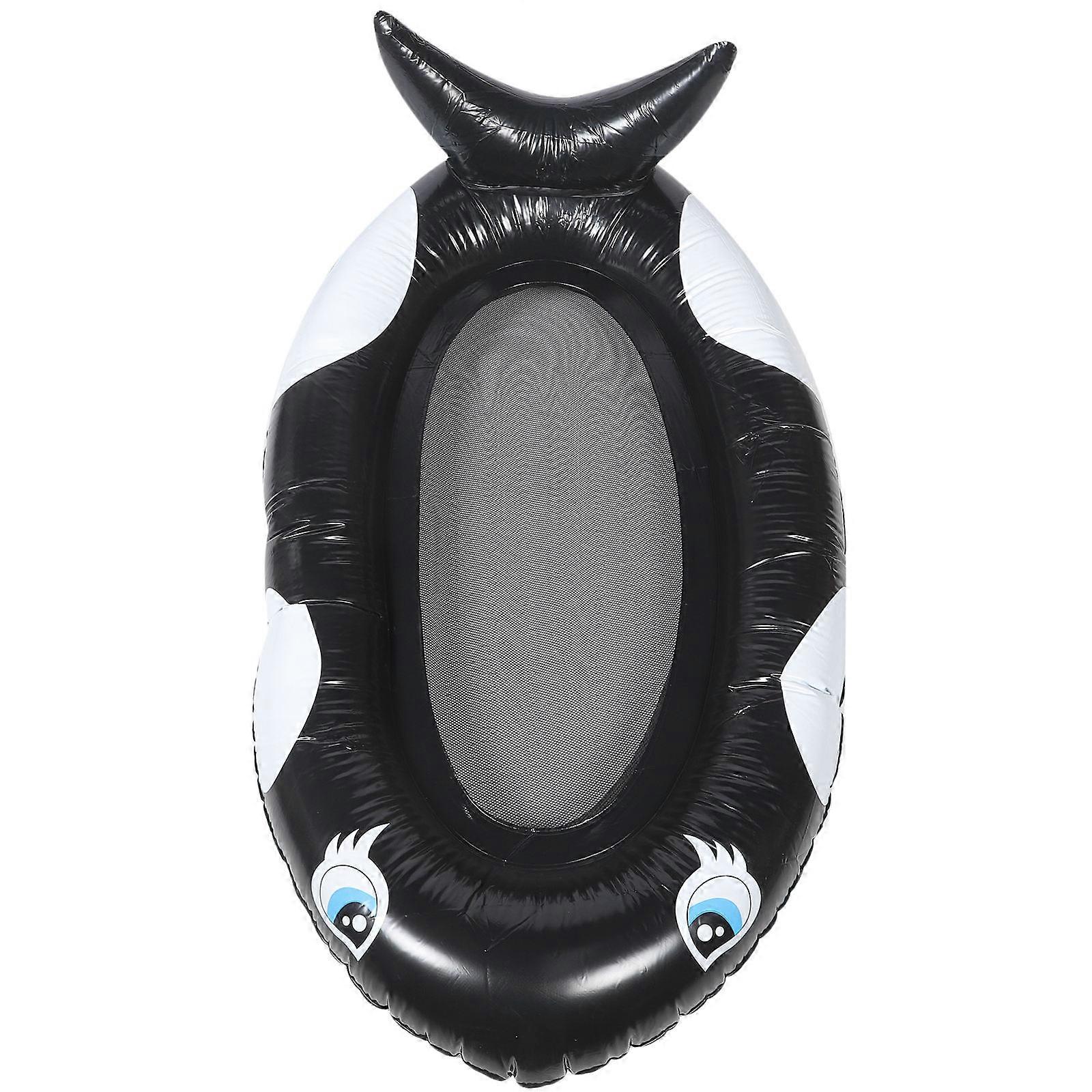 Swimming Pool Accessories For Play Foldable Pool Hammock Floating Chair Adults Black 145x95cm Inflatable 1Pack