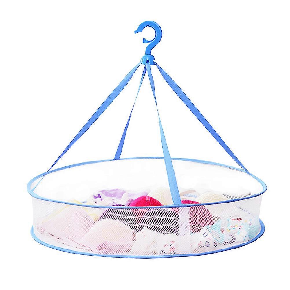 Drying Rack Portable 60cm Folding Mesh Drying Hanger Clothes Net Hanging Dryer for Underwear Toys Home Use 1Set