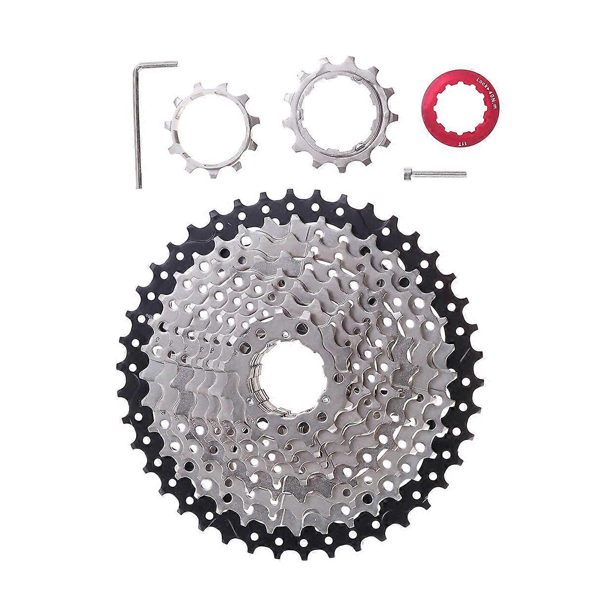 Freewheel Sprocket 11-42T Wide Ratio 10s 10 Mountain Bike Cassette Sprockets for M590 M6000 Modification Solution 1Pack