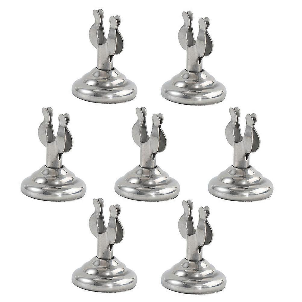 U Shaped Table Number Clips, Silver Table Card Holders for Weddings, Parties, Restaurants, Events Name Cards, Photos, Memo Display