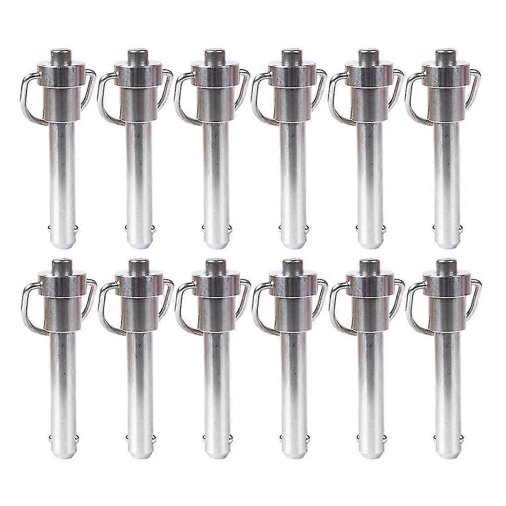 12x Ring Handle Ball Lock Pins 20mm