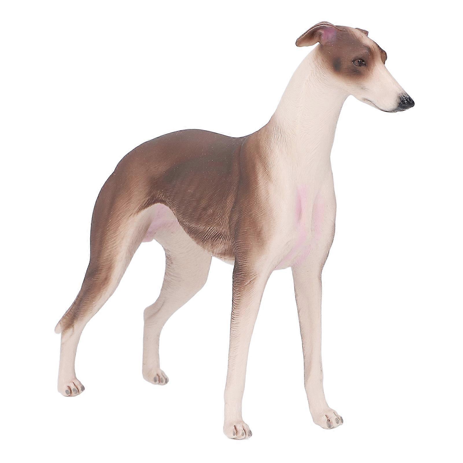 Realistic Greyhound Pet Figure, Educational Cognitive Model for 3+ Year Old Puppy