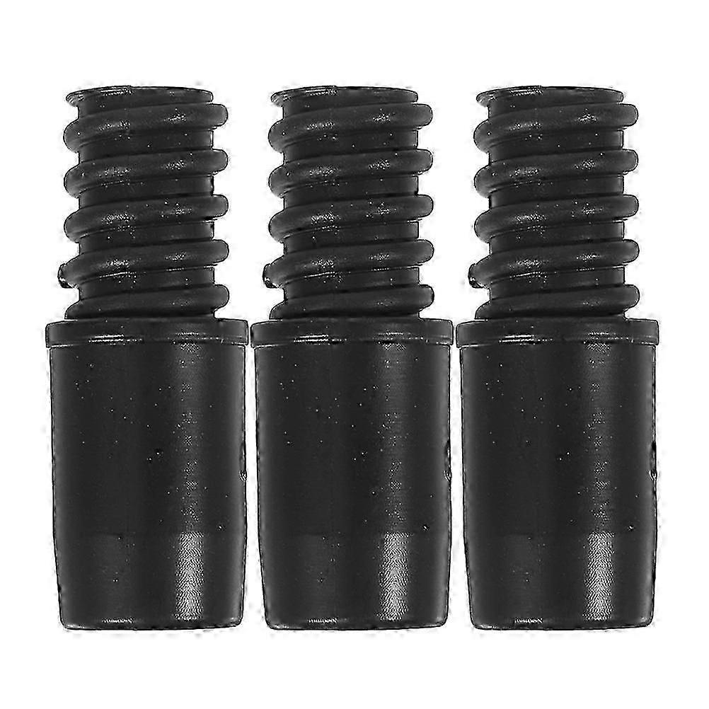 3pcs Threaded Tip Replacement Tail Adapter for Mop Handle Repair Part