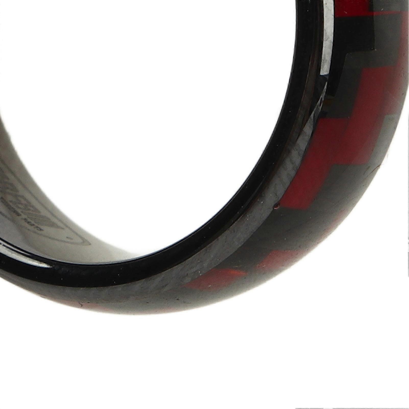 Car Smart Ring Carbon Fiber Replace Key Card Key Fob Finger Key Ring Replacement for Tesla Model 3 Model Y 21.4mm