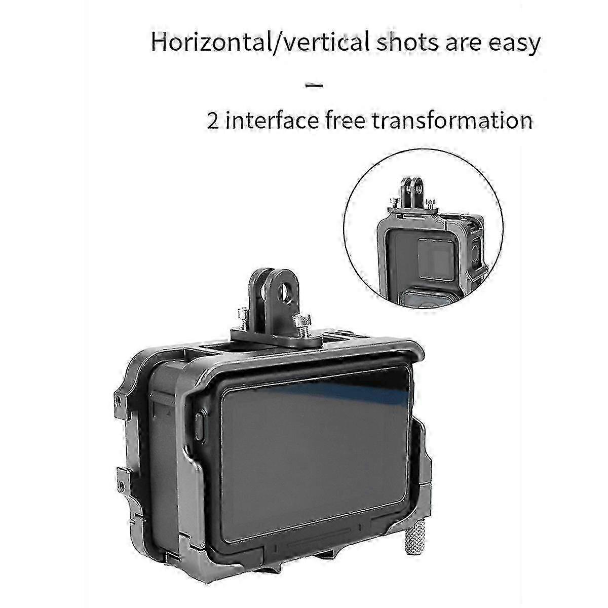 Metal Rabbit Cage for Pro Metal Frame Protective Case with Double Cold Shoe for Camera Use