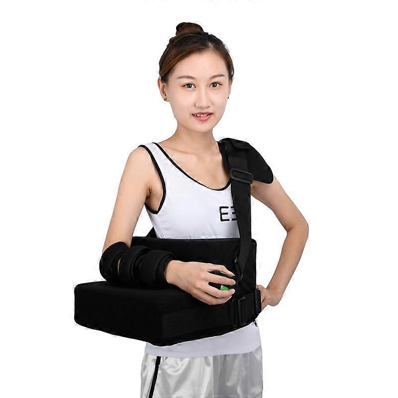 Strap Style Shoulder Abduction Fixation Brace Scapula Dislocation Fracture Fixation Pillow with Grip Ball, Specification: Right Strap Style Right