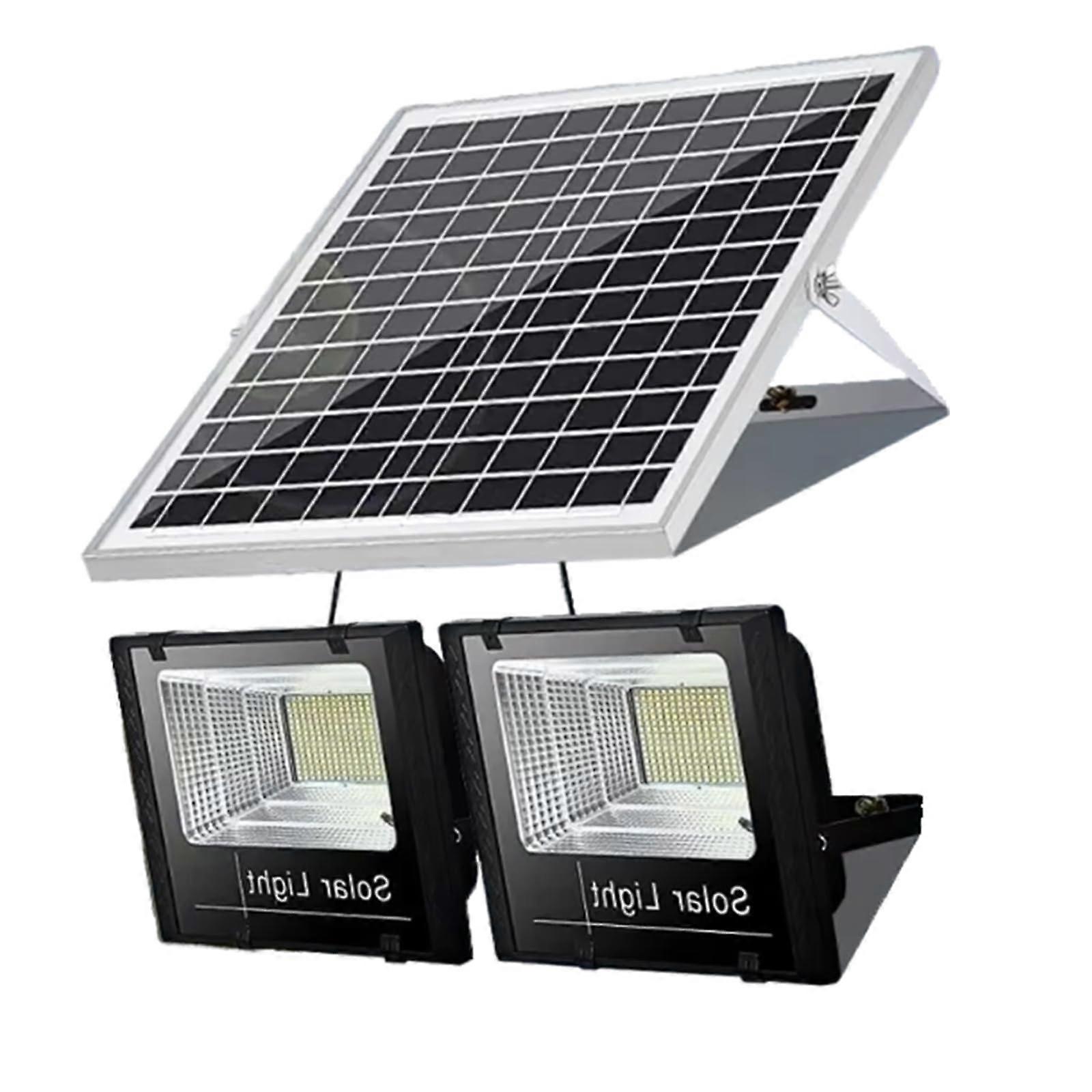 Outdoor Solar LED Flood Lights with Remote, IP65 Waterproof Motion Sensor Security Lighting for Gardens and Patios