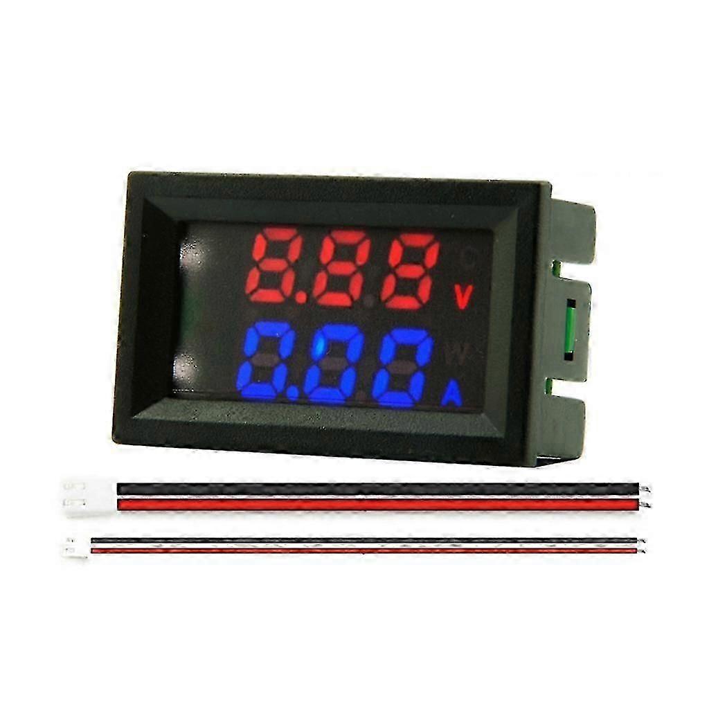 Digital Ammeter Voltmeter Dc- 100v 10a Led Voltmeter Voltage Current Power Meter