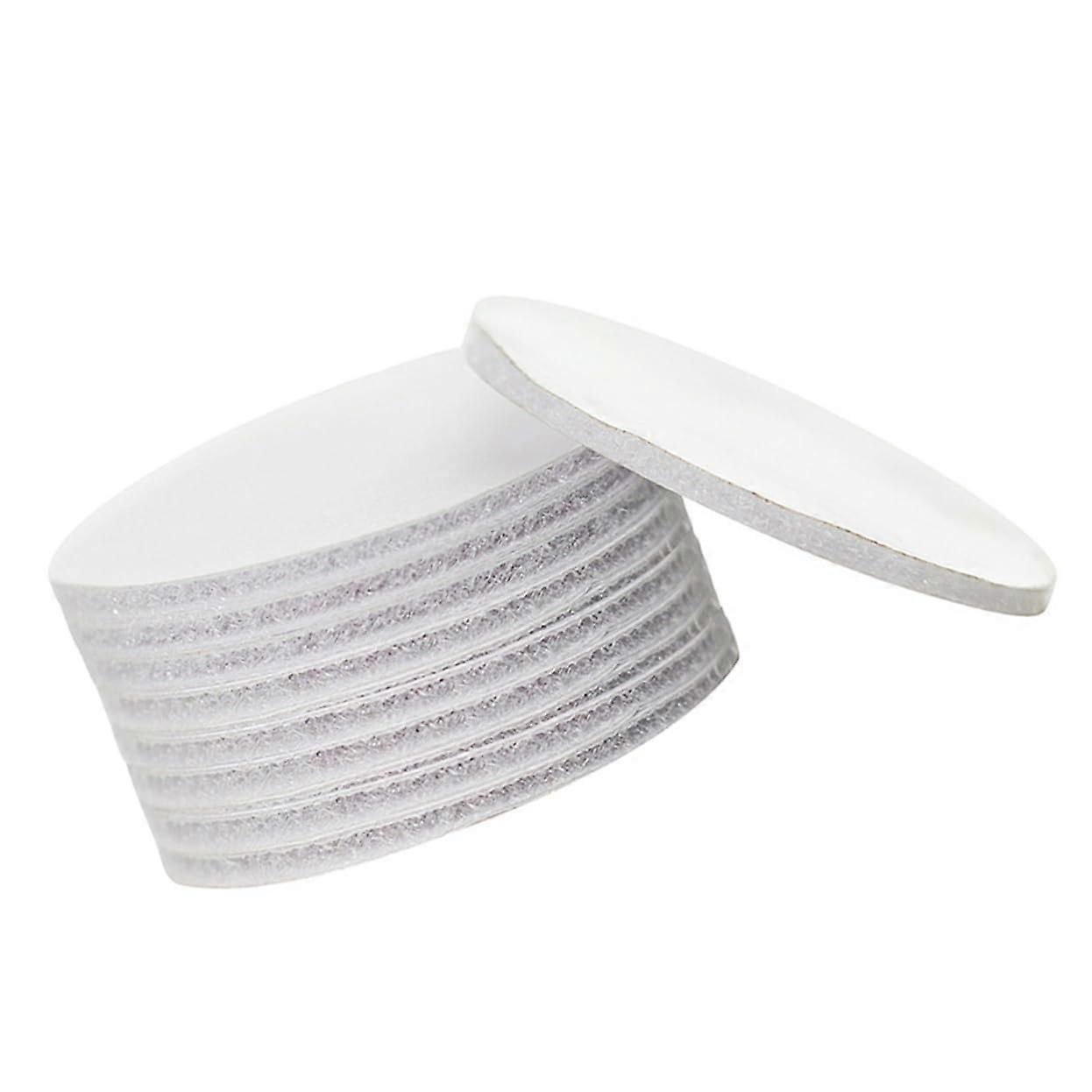 Self Adhesive Sofa Cushion Fixer Stickers – Non Removable Carpet Underlay, White, Pack of 25, Multipurpose Use