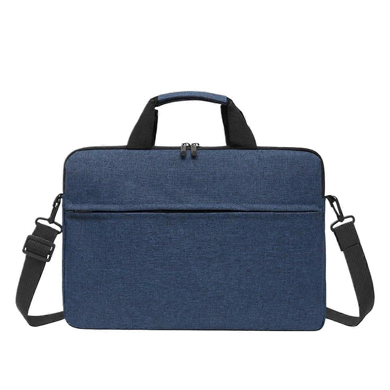 Laptop bag for 13–15 inch laptop and tablet, shoulder strap, waterresistant, business (Dark blue, 13.3 inch)