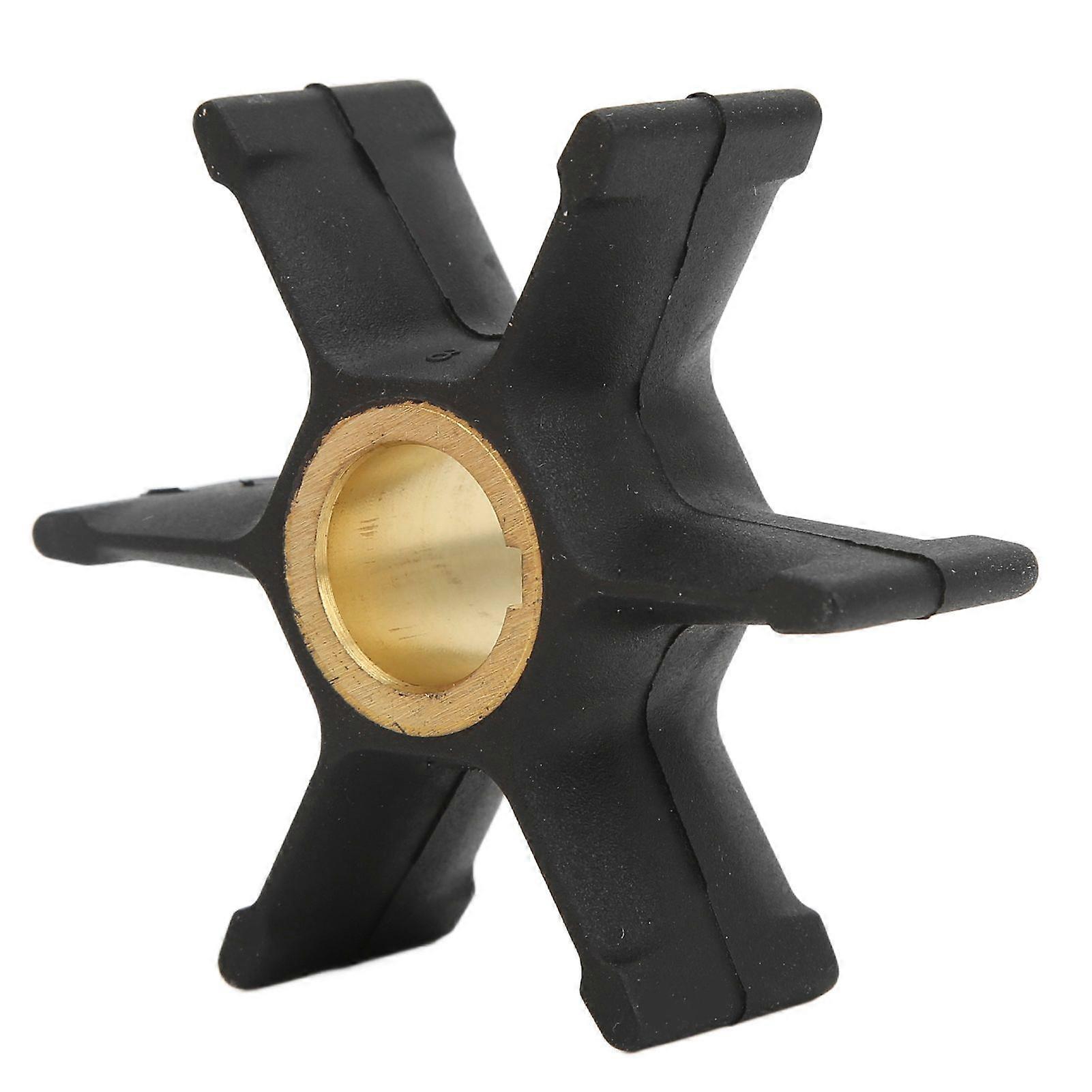 Rotor de bomba d'água com 6 pás 377230, substituição para motor de popa Johnson Evinrude OMC 35 cv, 40 cv, 50 cv e 55 cv