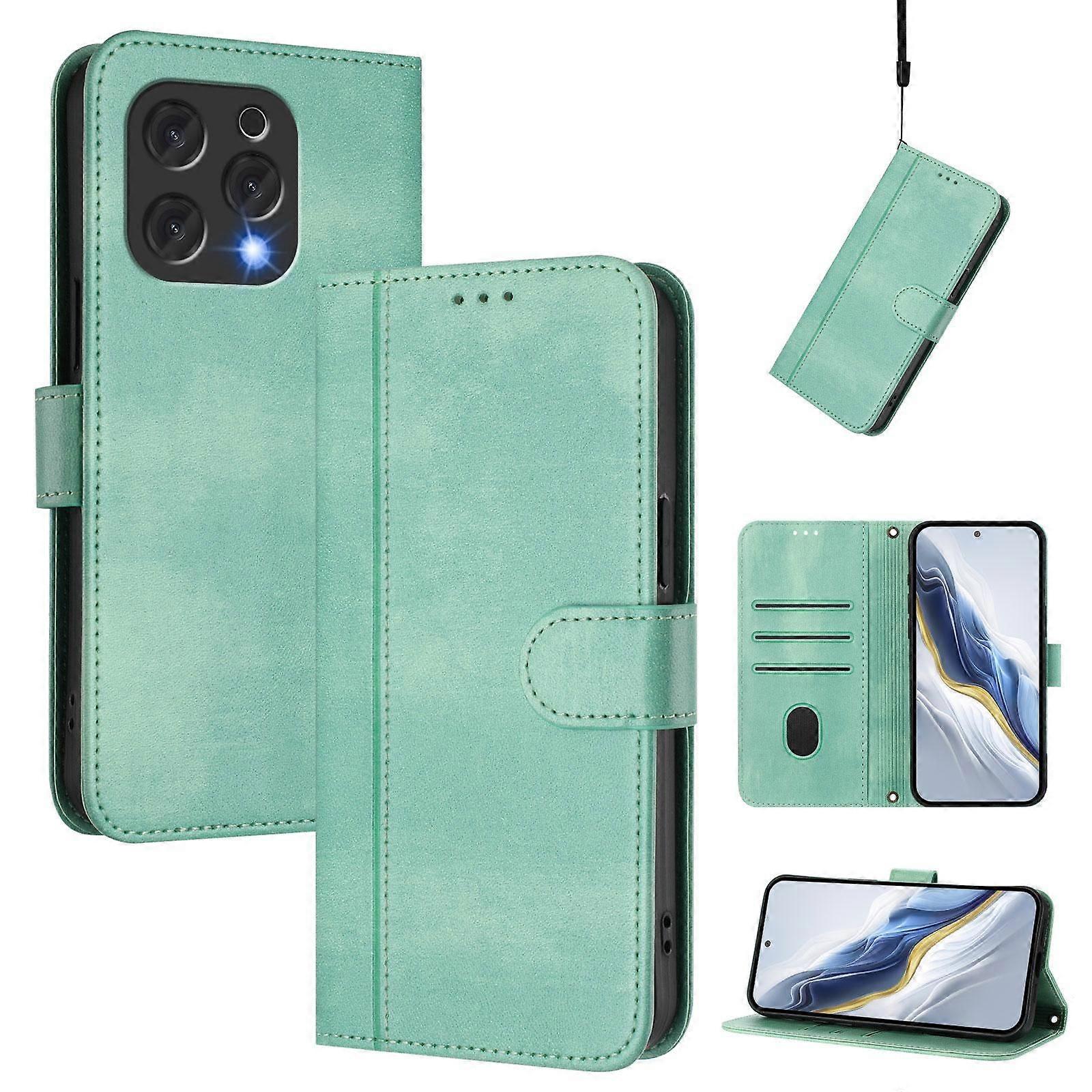 Retro Leather Phone Case For DOOGEE N55 / N55 Plus
