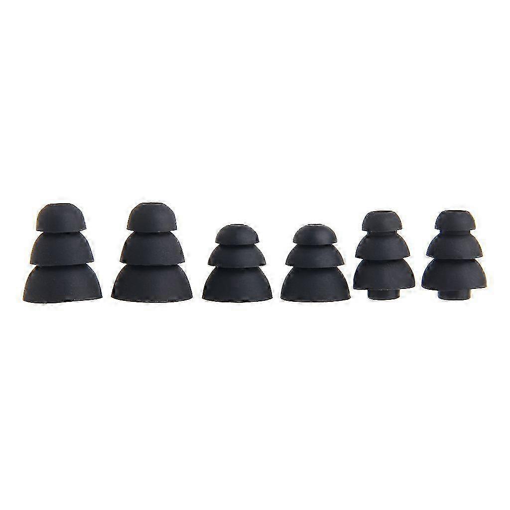 3 Pairs of Noise Reduction Silicone Earplugs - Comfortable Anti-Noise Ear Plugs for Sleep, Work & Disturbance Isolation