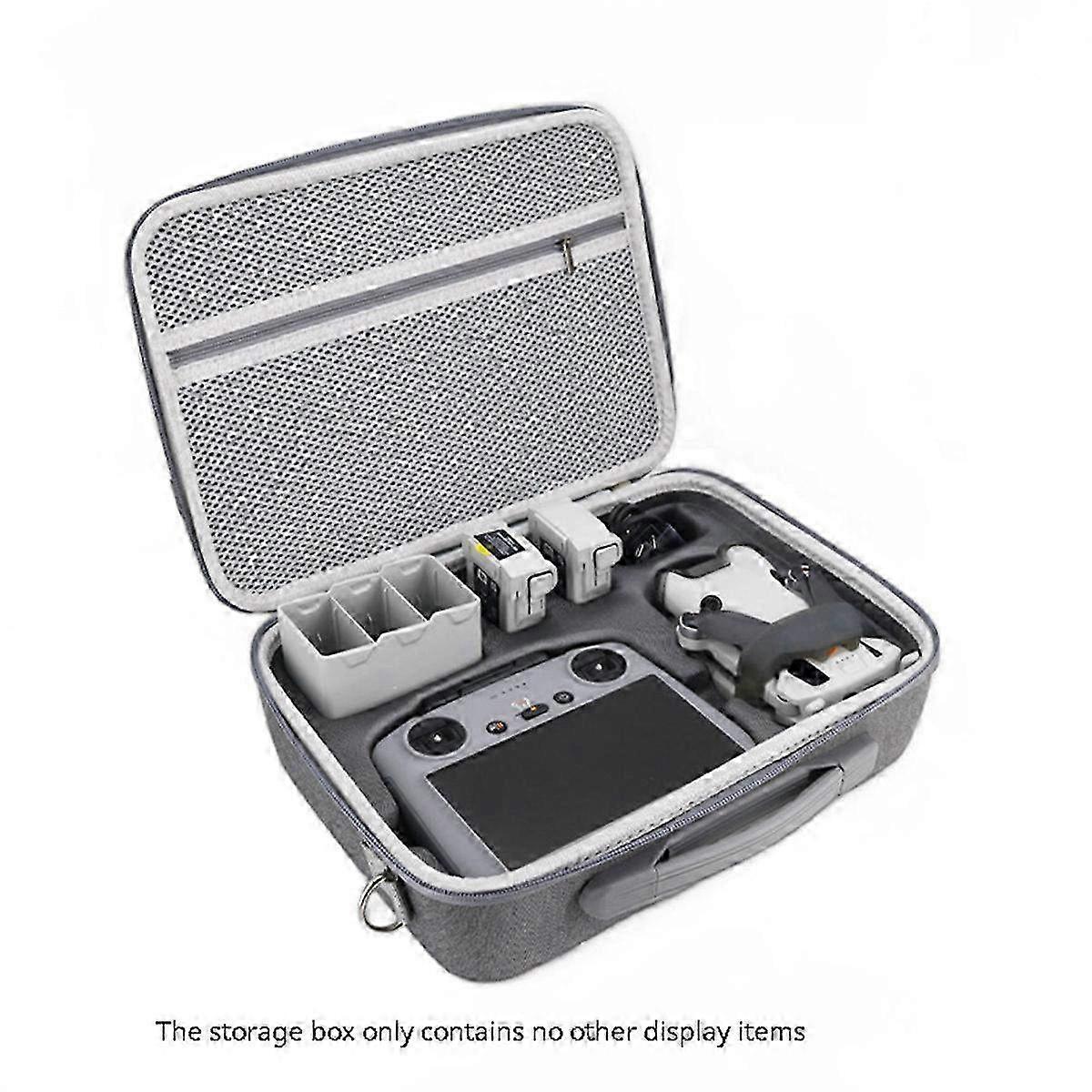 Protective Carrying Case Compatible with DJI Mini 4 Pro Drone and Remote Controller, Portable Storage Bag for Accessories