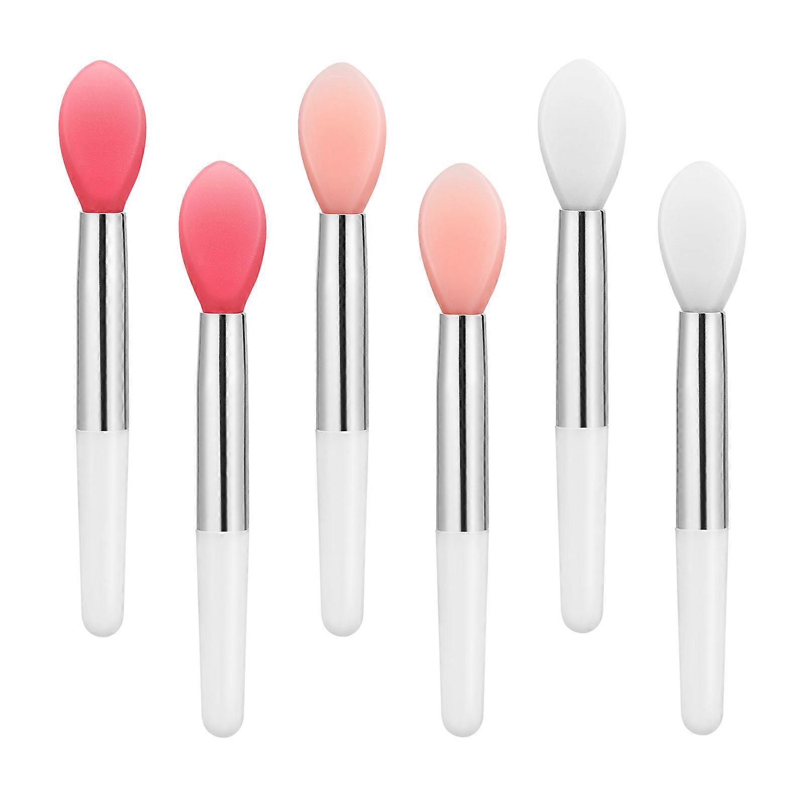 Lurrose 6pcs Portable Lipstick Applicators with Single Head for Easy Use
