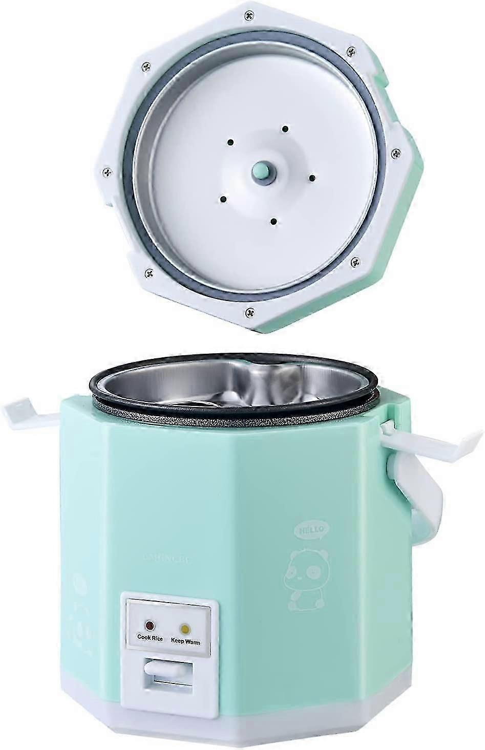 Mini Portable Rice Cooker - Compact Non-Stick Lunch Box for 1-2 People