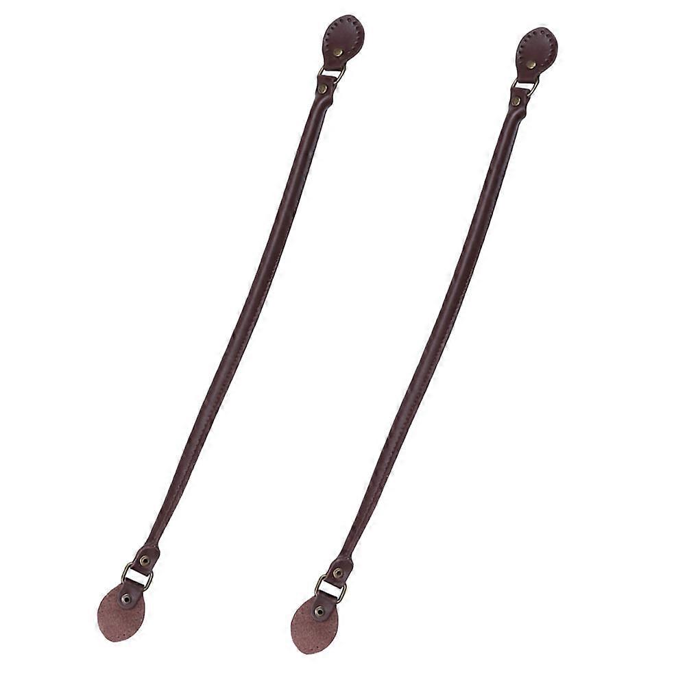 Handle for Use 40cm Genuine Strap Light Coffee