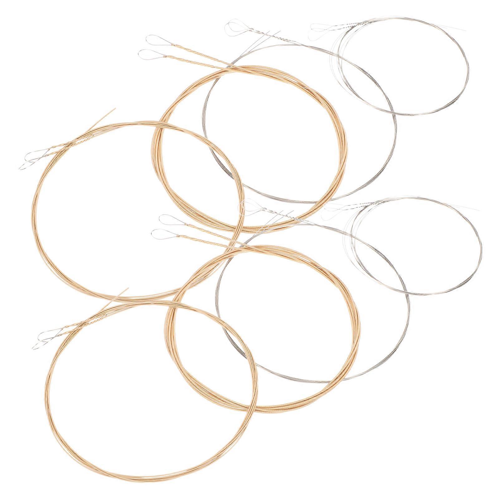 1 Set Mandolin Replacement Strings Stainless Steel Strings for Mandolin
