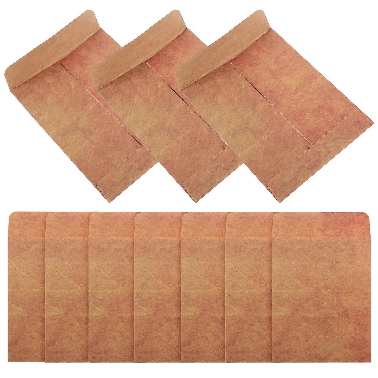 50pcs Vintage Paper Envelopes for Flower Seeds, Small Storage Envelopes for Seeds, Organizing Small Items for Home Garden