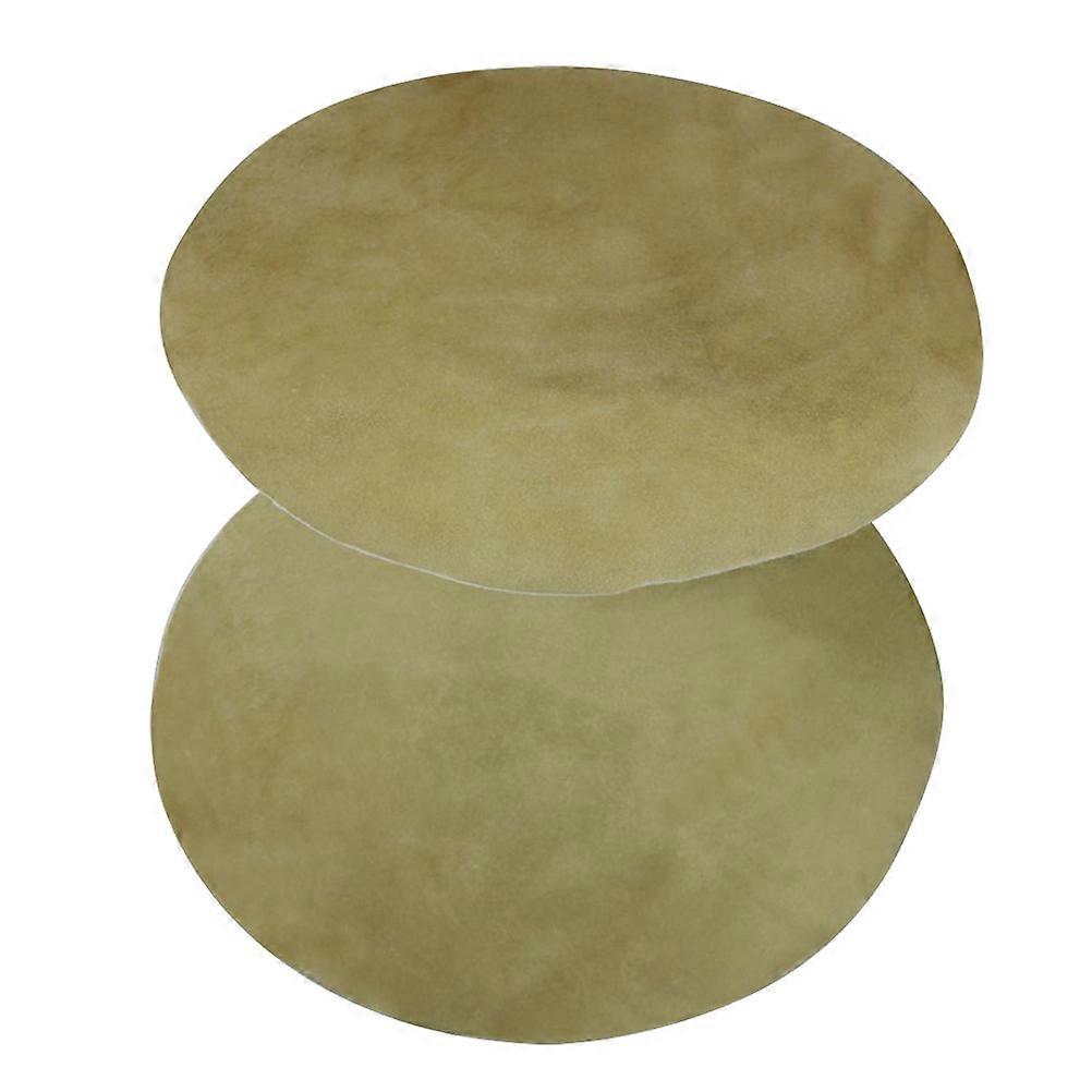 Drum Head Covers Instrument Skin For Music Enthusiasts Rehearsal Enhanced Sound 31cm Diameter 2Pack